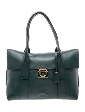 Leather Top Handle Bag