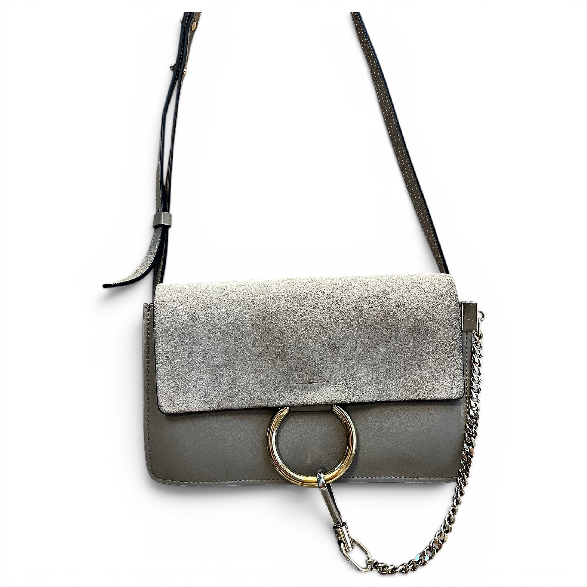 Faye leather handbag