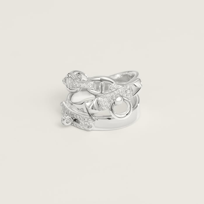 Sans Coloris Alchimie Hermes Ring, Large Model