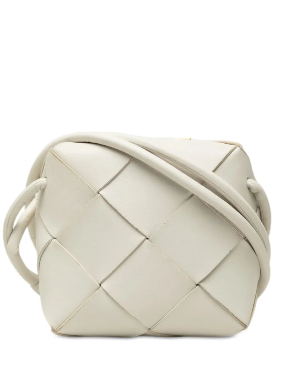 2012-2026 Mini Lambskin Intrecciato Cassette Camera Bag crossbody bag