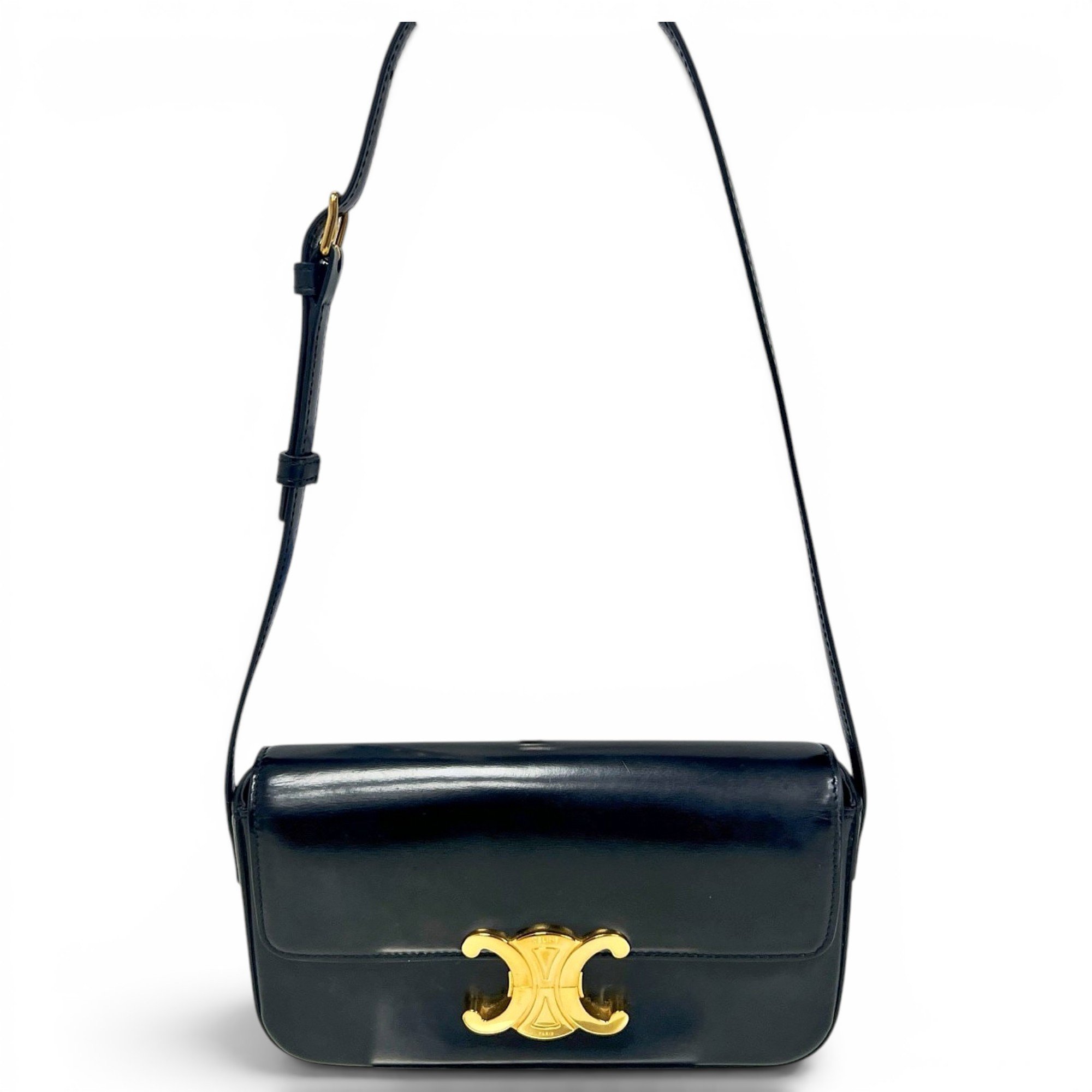 Triomphe leather handbag