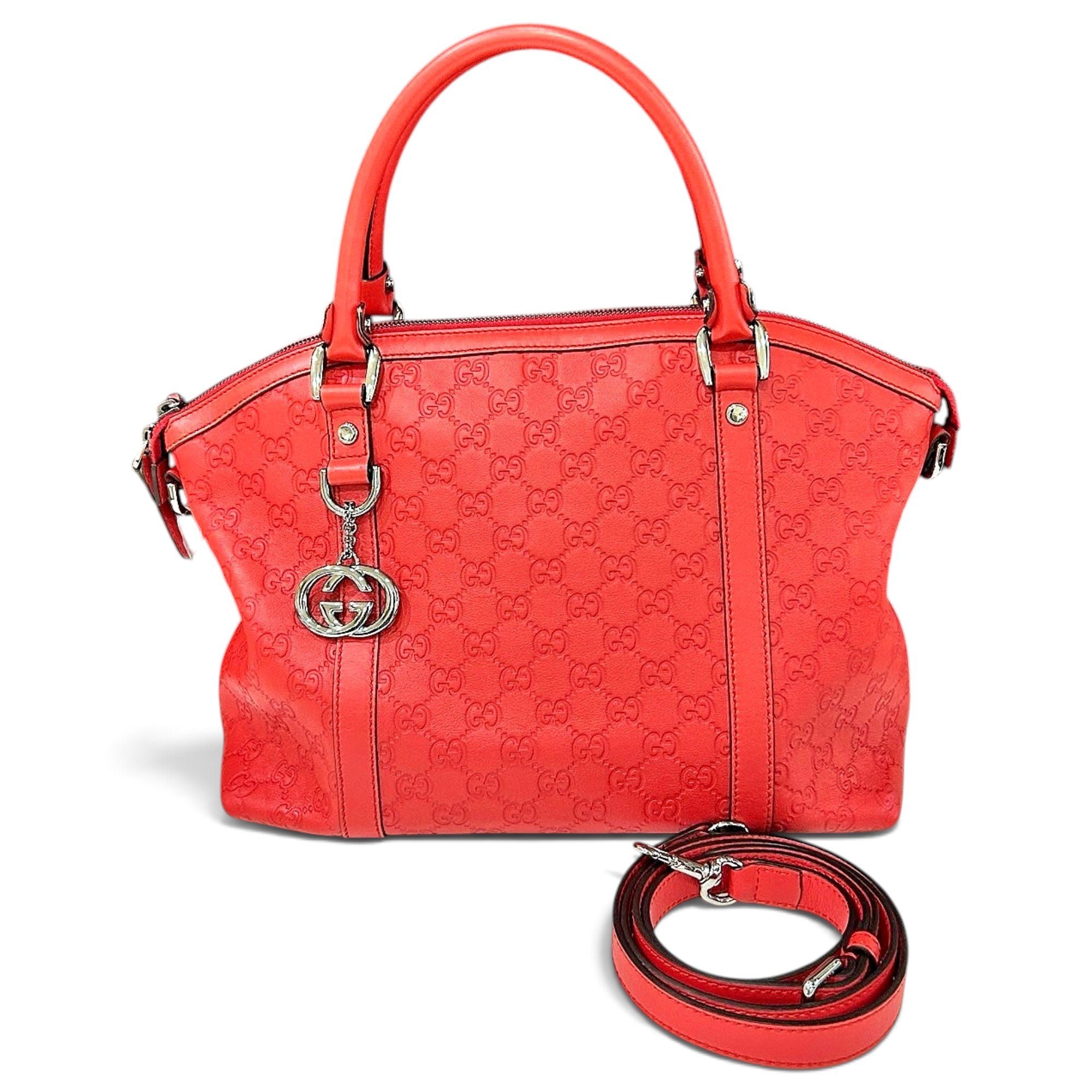 Leather handbag