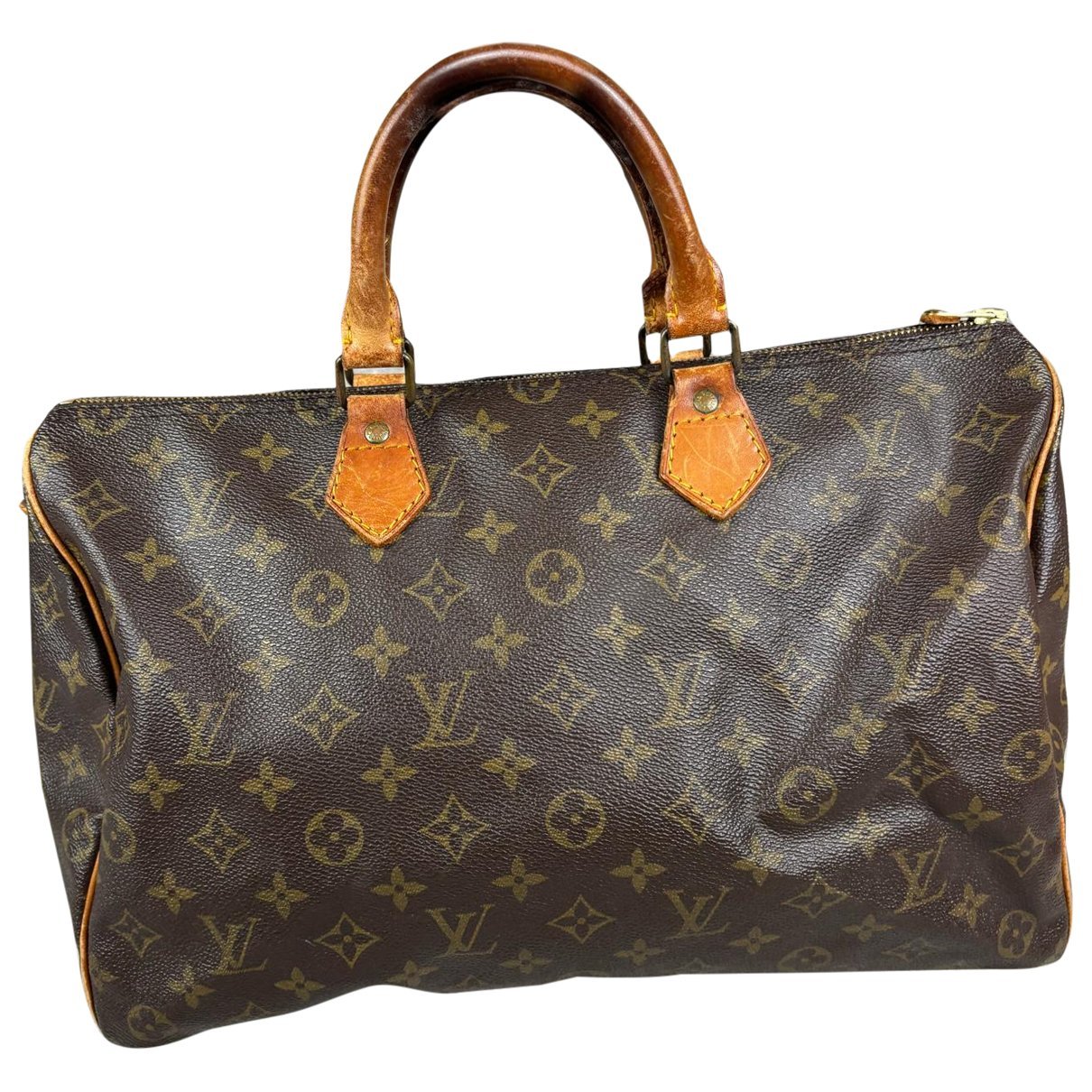 Speedy leather handbag