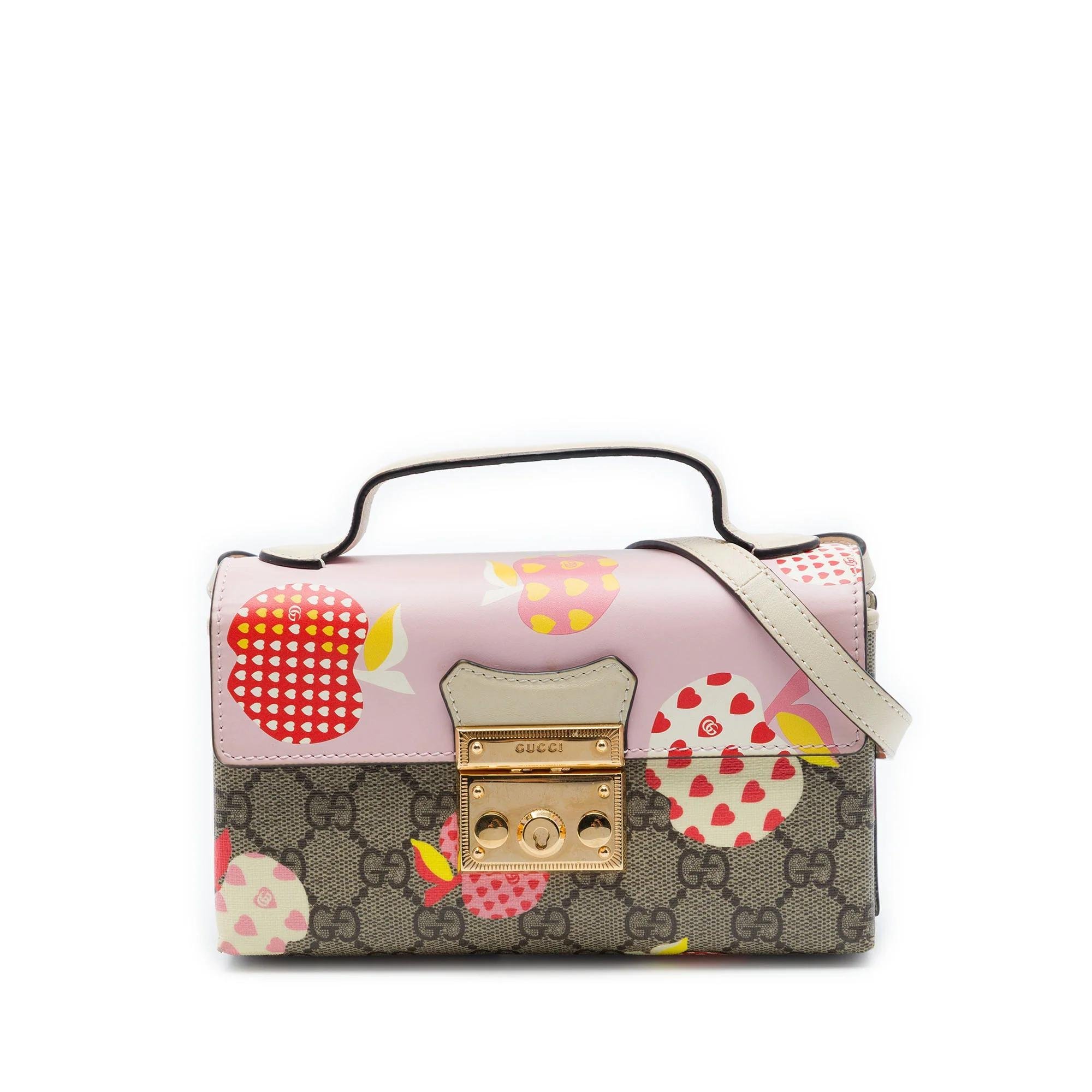 Padlock pony-style calfskin handbag