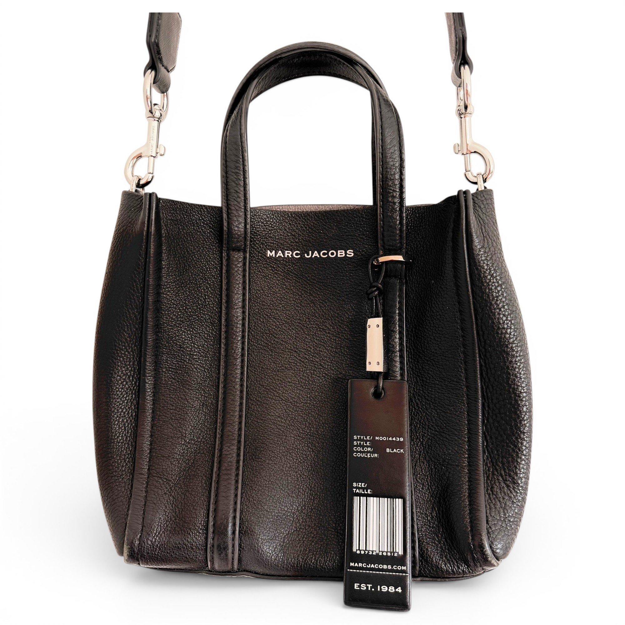 Patent leather handbag