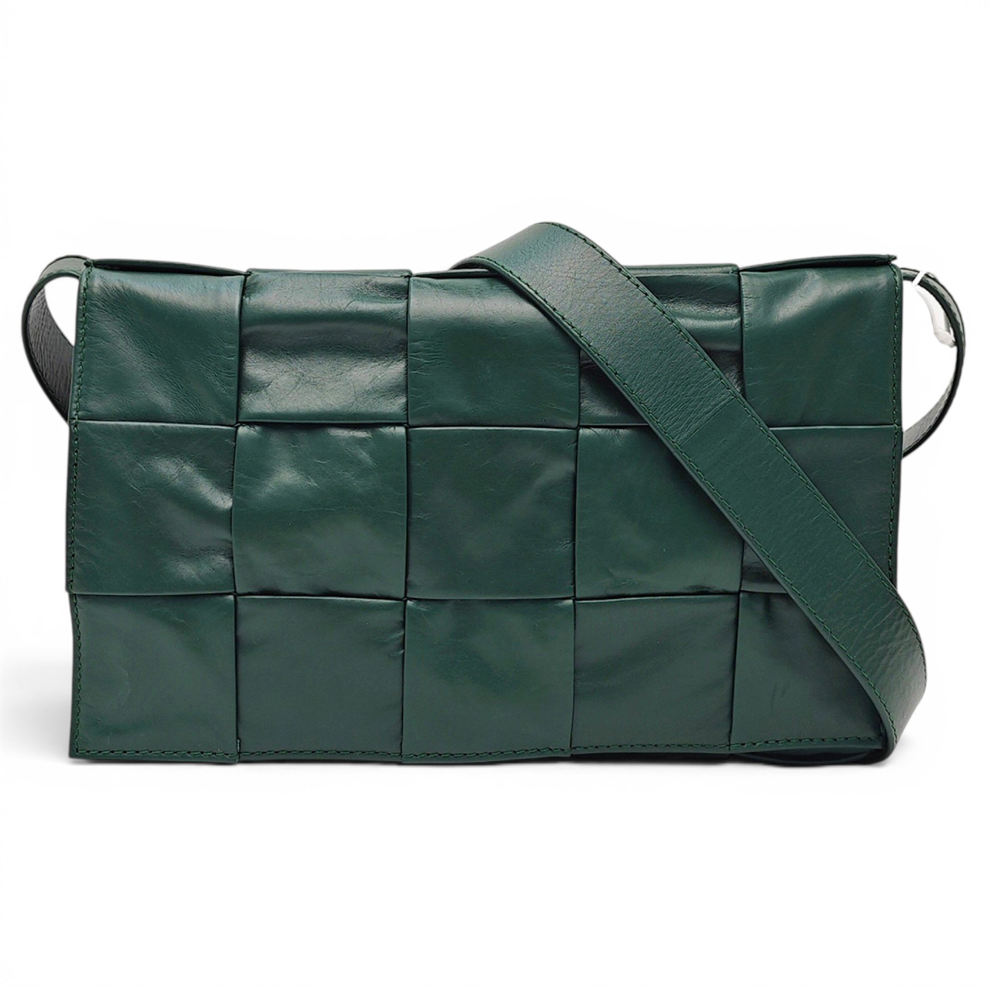 Cassette leather crossbody bag