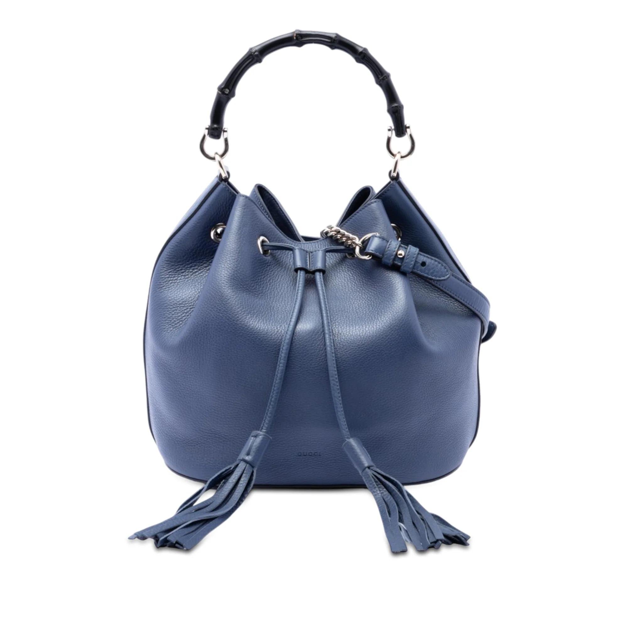 Bamboo pony-style calfskin bag