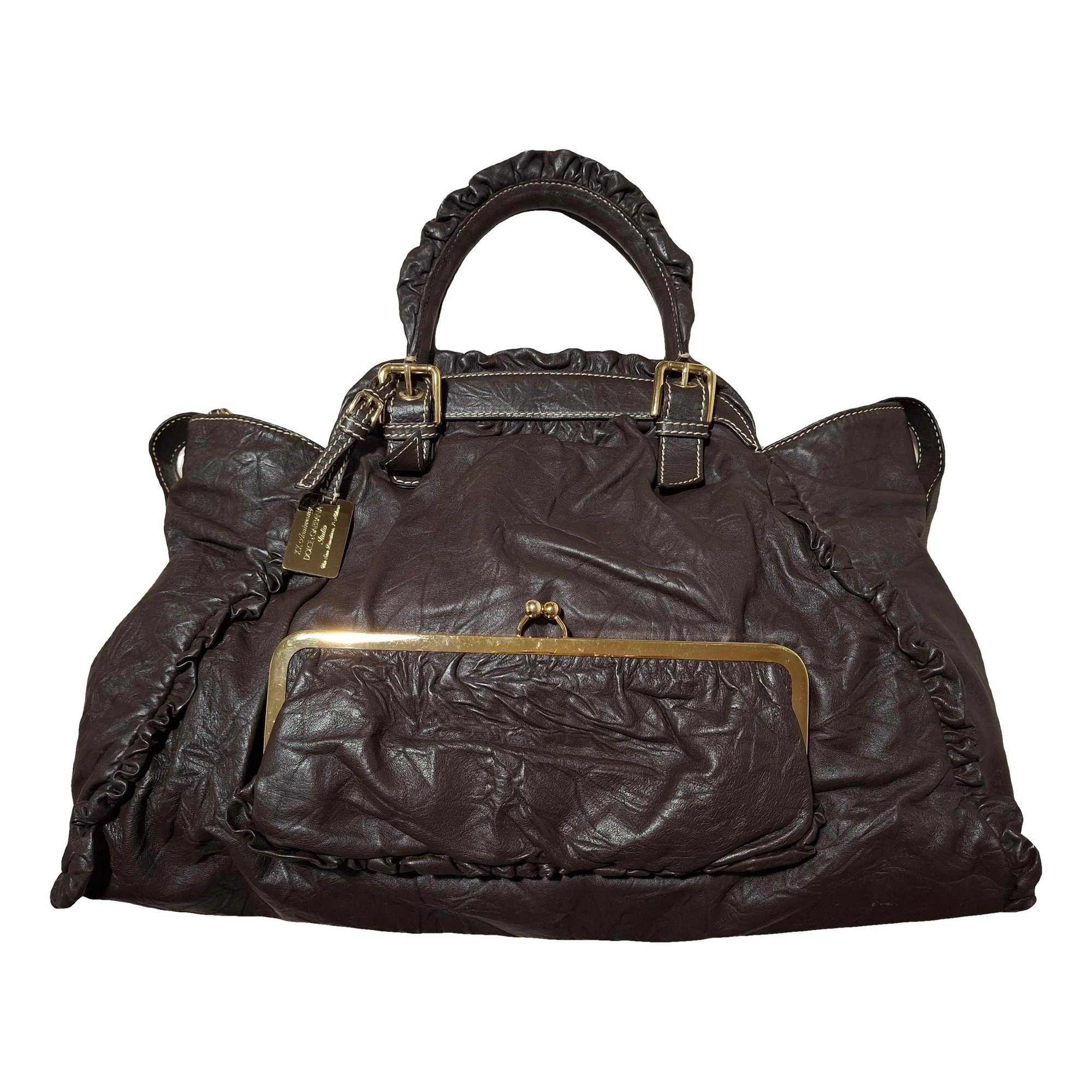 Leather handbag