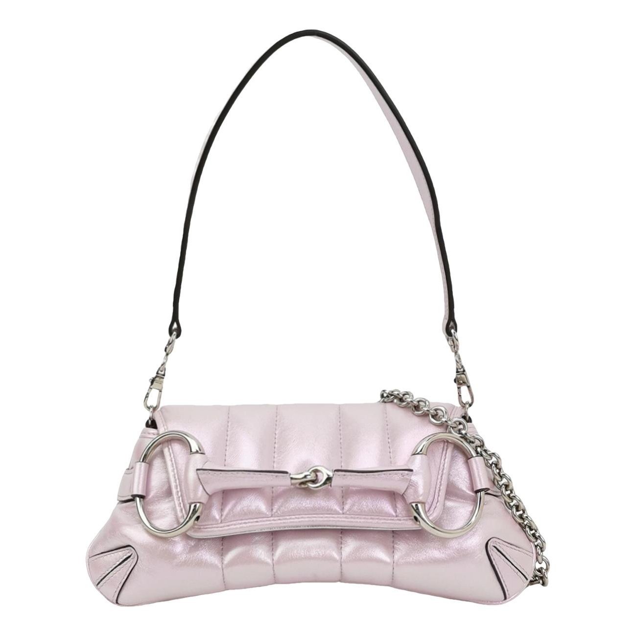 Horsebit Chain leather handbag
