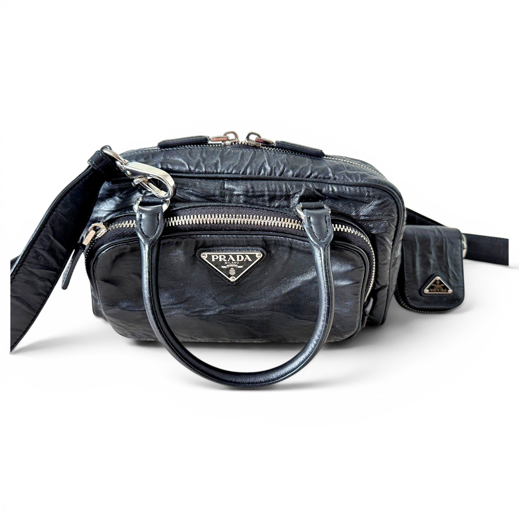Leather handbag
