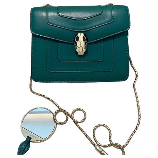Bvlgari Serpenti leather handbag