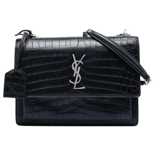 Sunset leather crossbody bag