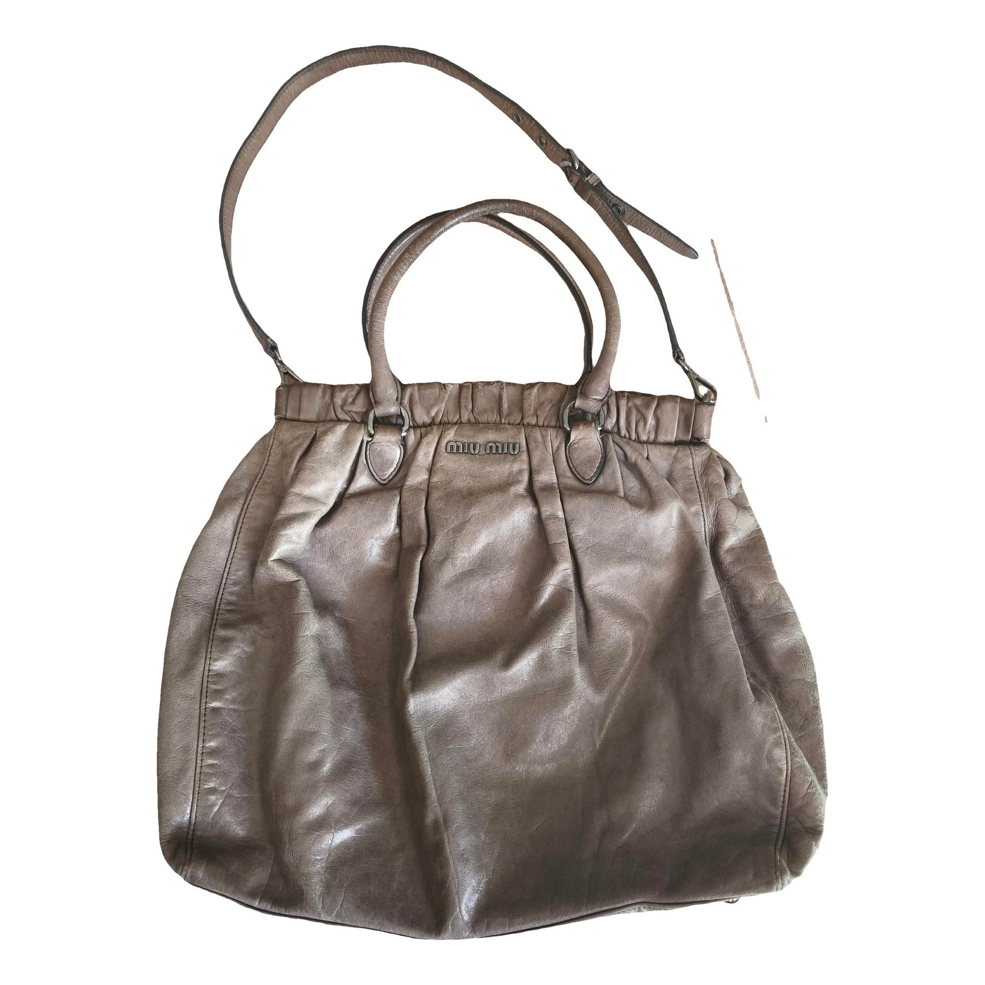 Vitello leather crossbody bag
