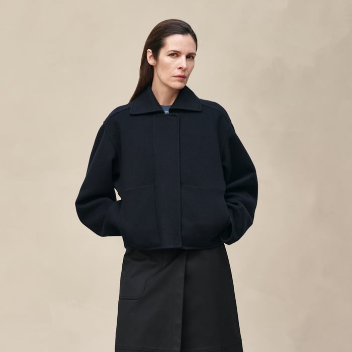 Bleu Noir Cashmere Jacket