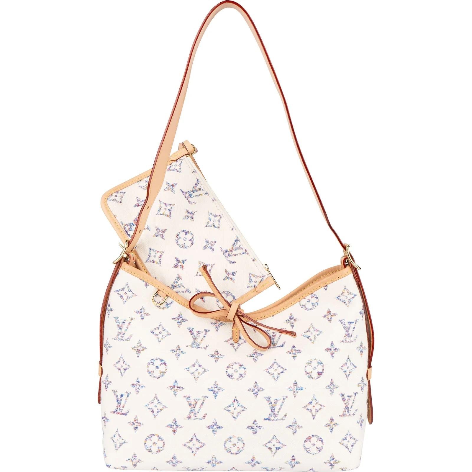 Louis Vuitton Carry All leather crossbody bag