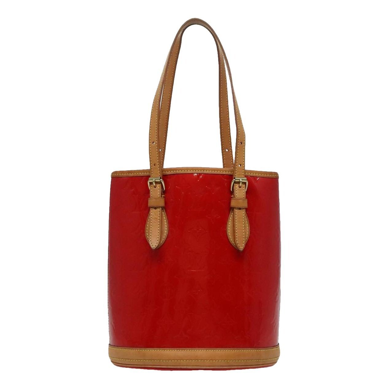 Patent leather handbag