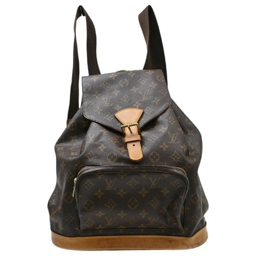 Louis Vuitton Montsouris cloth backpack