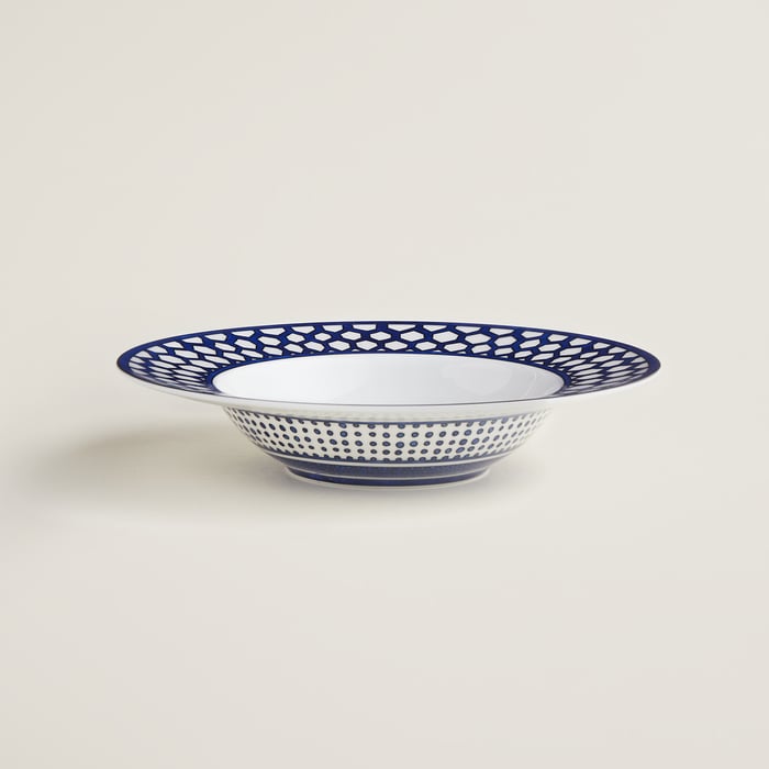 Sans Coloris Bleus d'Ailleurs Soup Plate