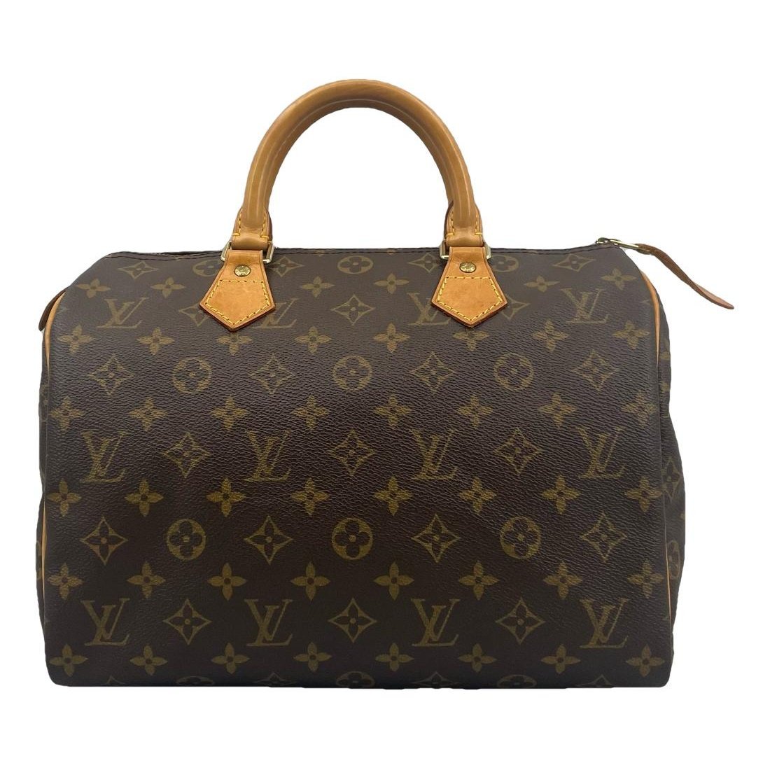 Speedy leather handbag