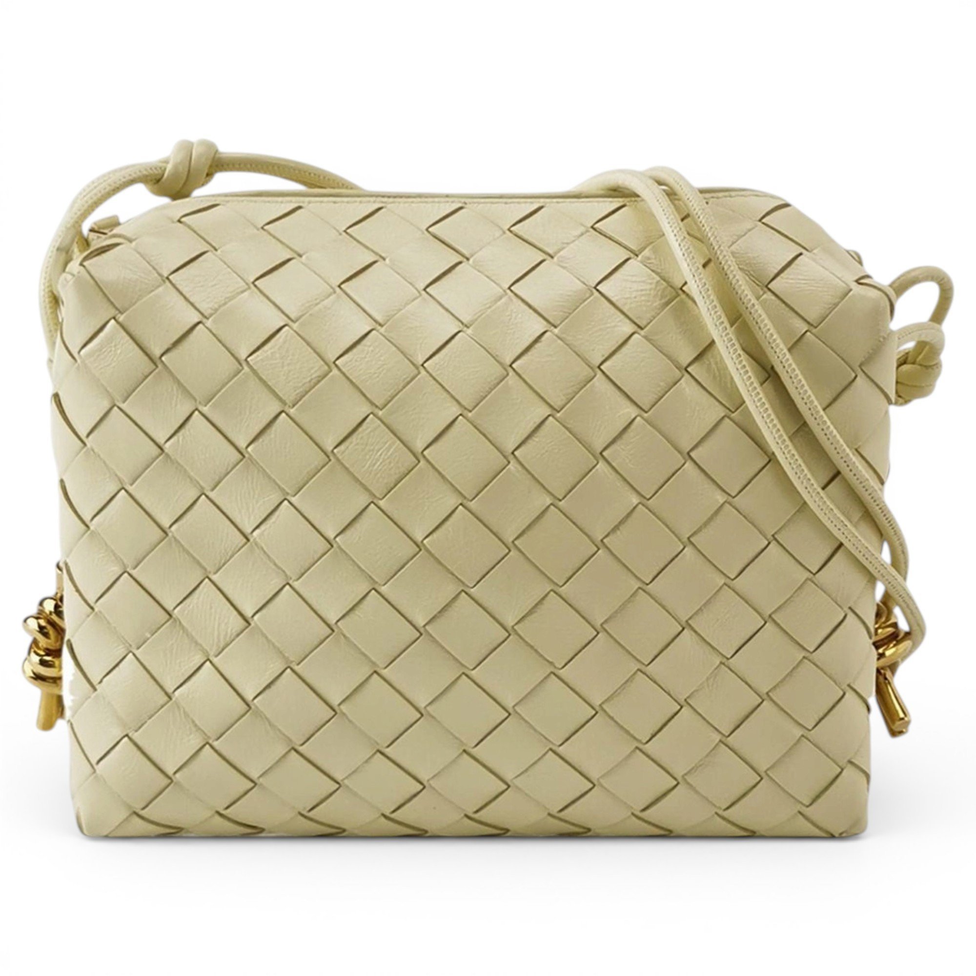 Loop leather crossbody bag