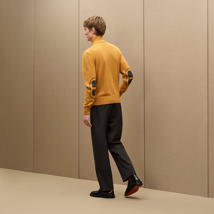 Cumin "Maillon Chaine d'Ancre" Zipped Cashmere Jacket