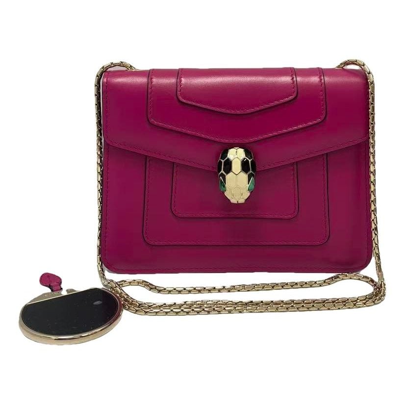 Serpenti leather handbag