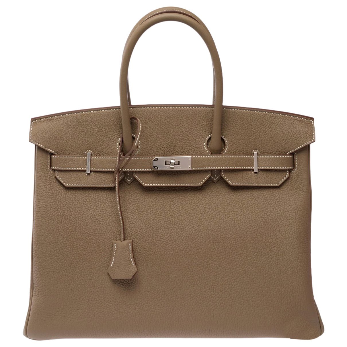 Birkin 35 leather handbag