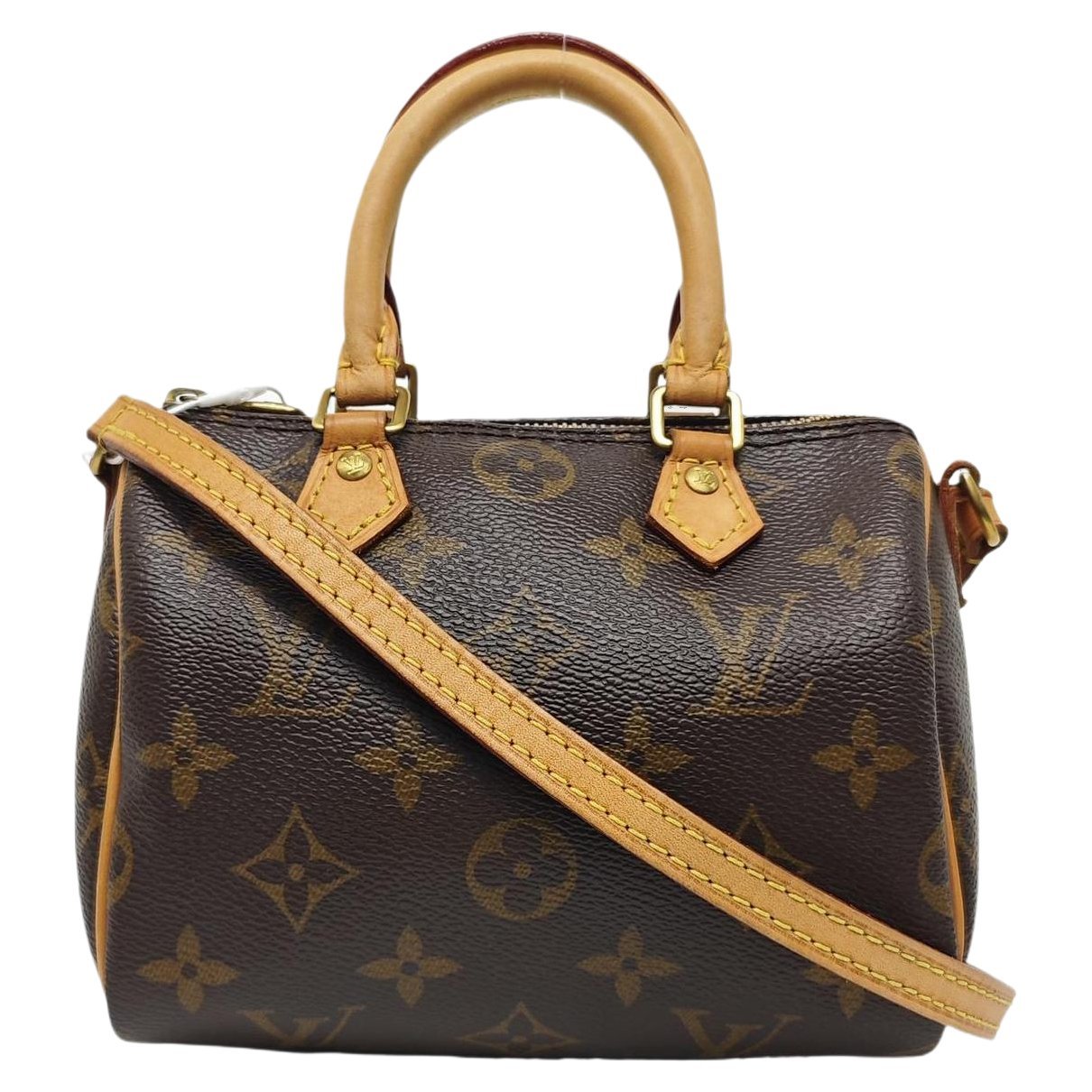 Nano Speedy / Mini HL leather handbag