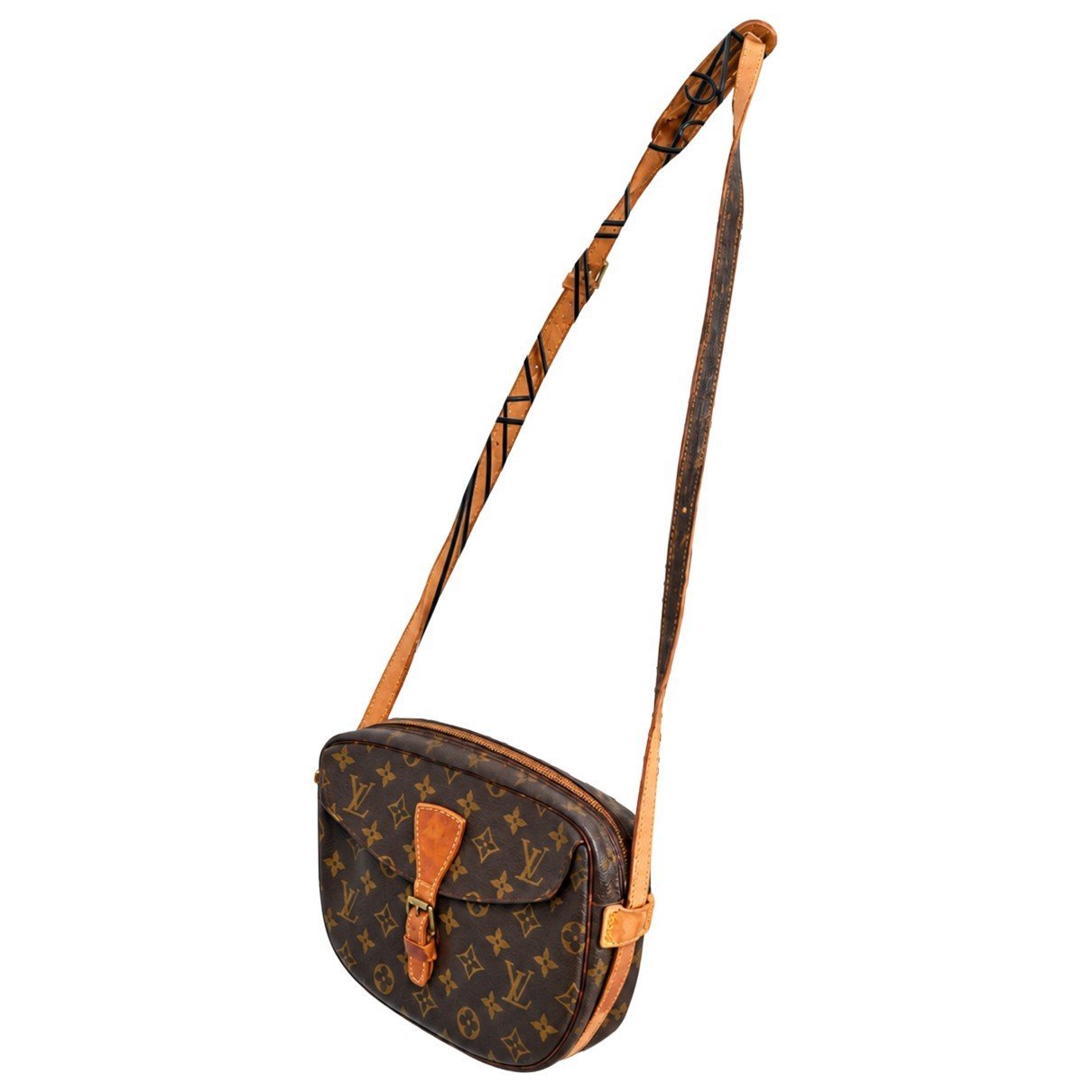 Jeune fille leather crossbody bag