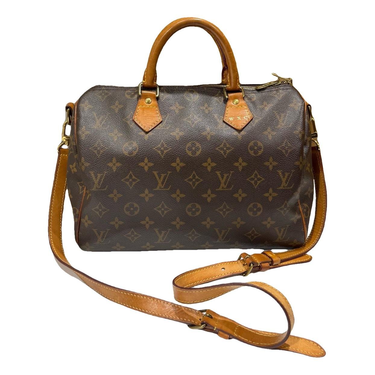 Speedy leather handbag