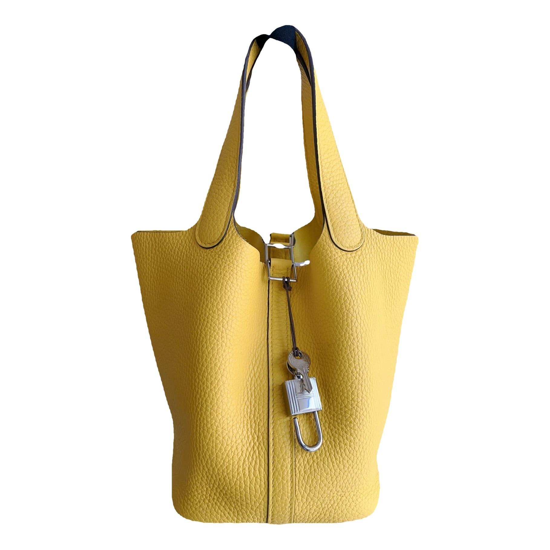 Picotin leather handbag