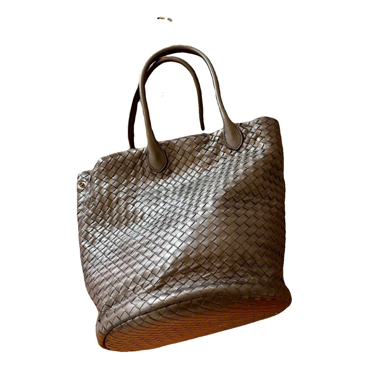 Leather tote