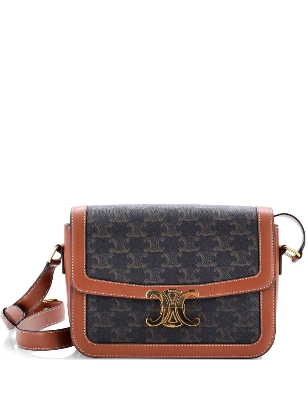 Triomphe Triomphe Coated Canvas Medium shoulder bag