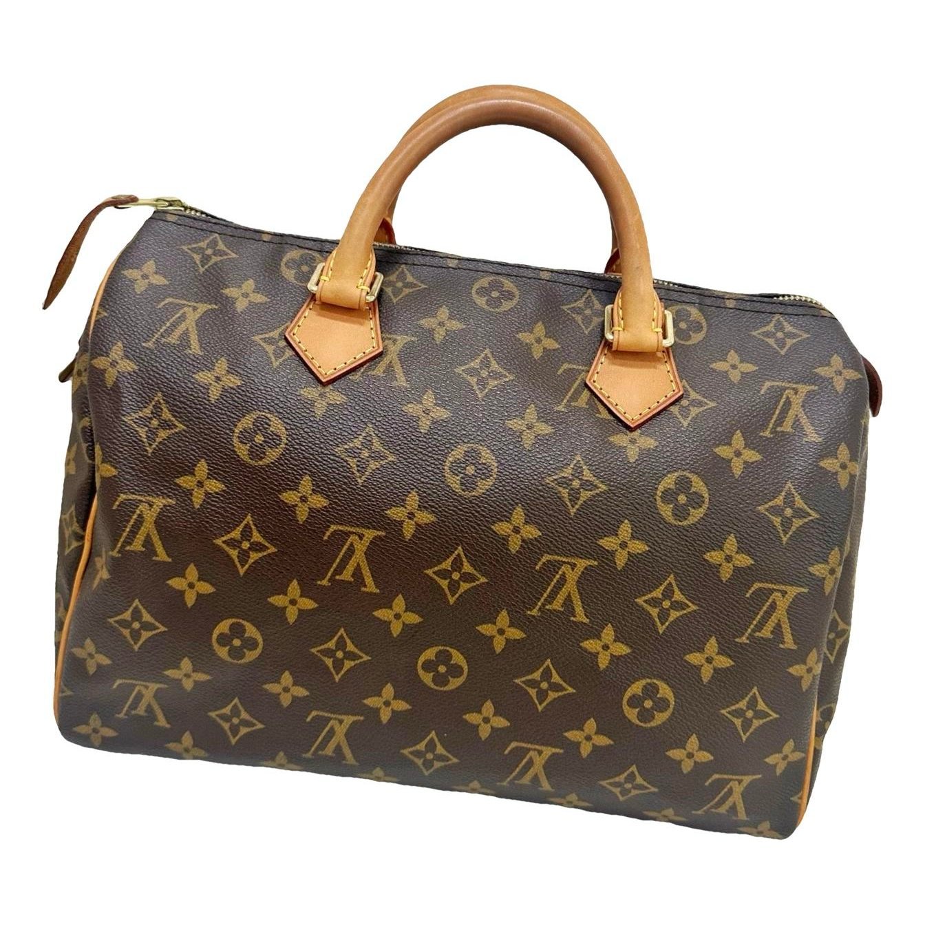 Speedy leather handbag