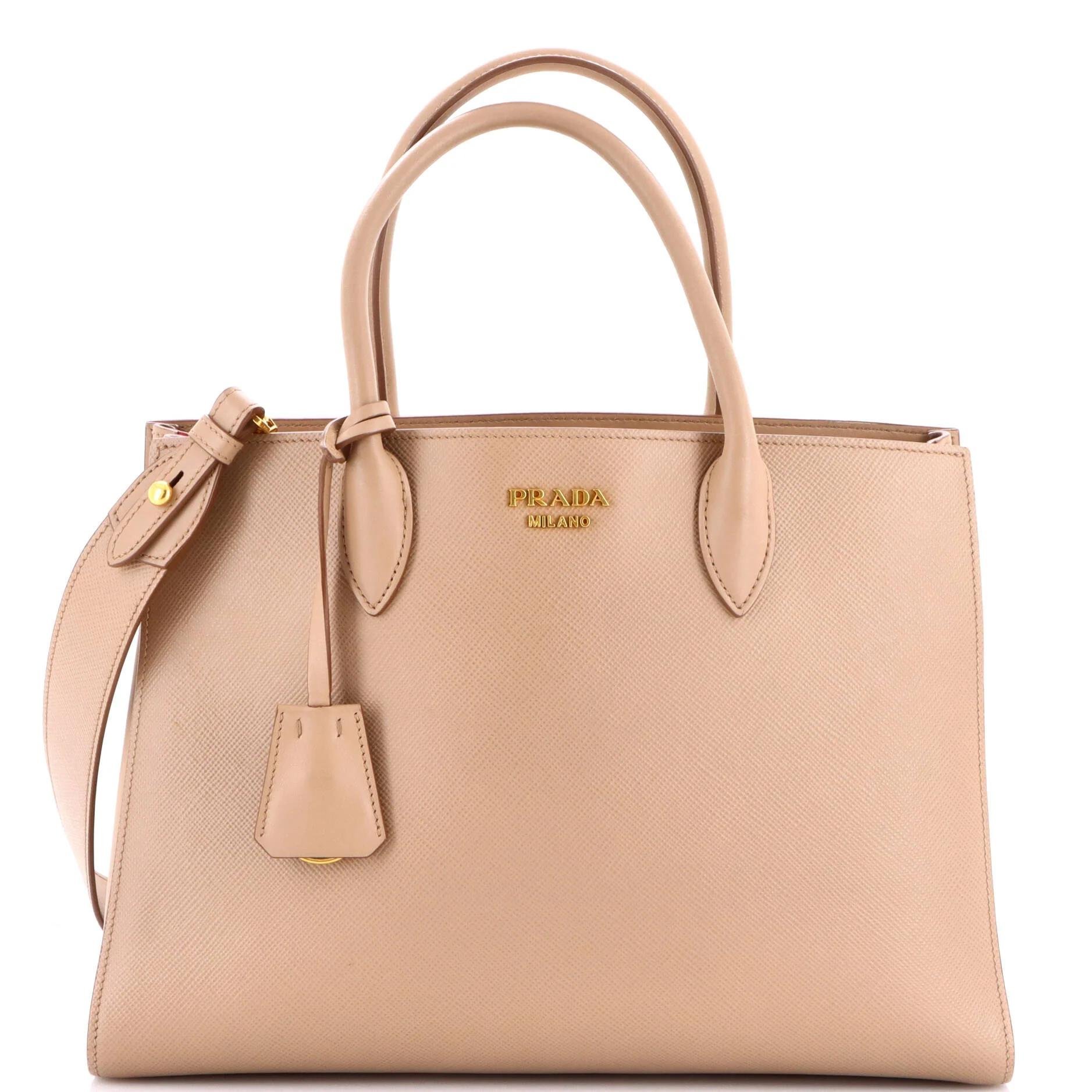 Leather tote