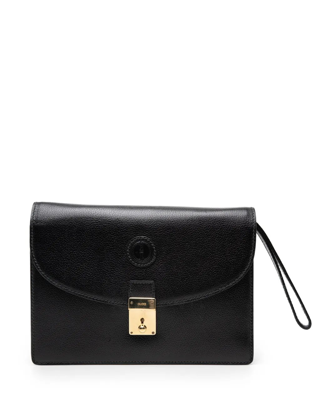 20th Century Calfskin Interlocking G Padlock Wristlet clutch bag