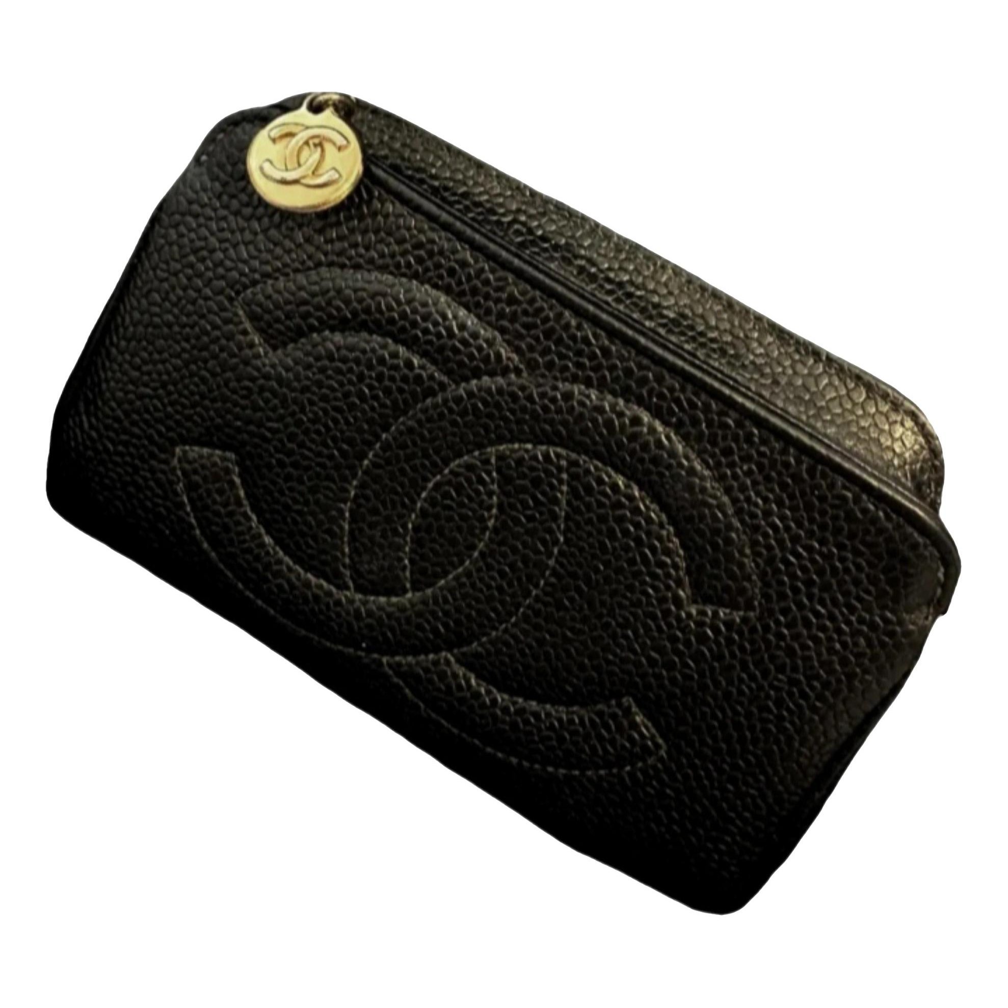 Leather clutch bag