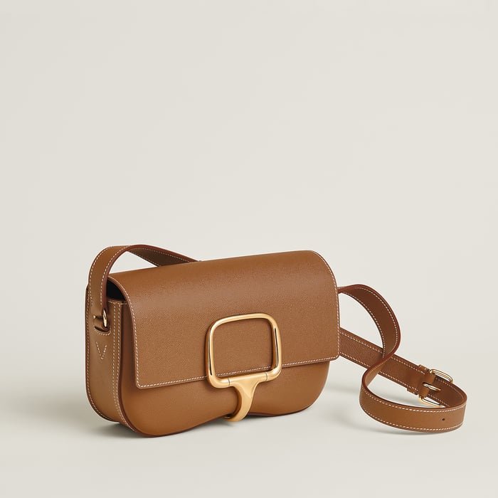 Gold Hermès Della Cavalleria Elan Bag