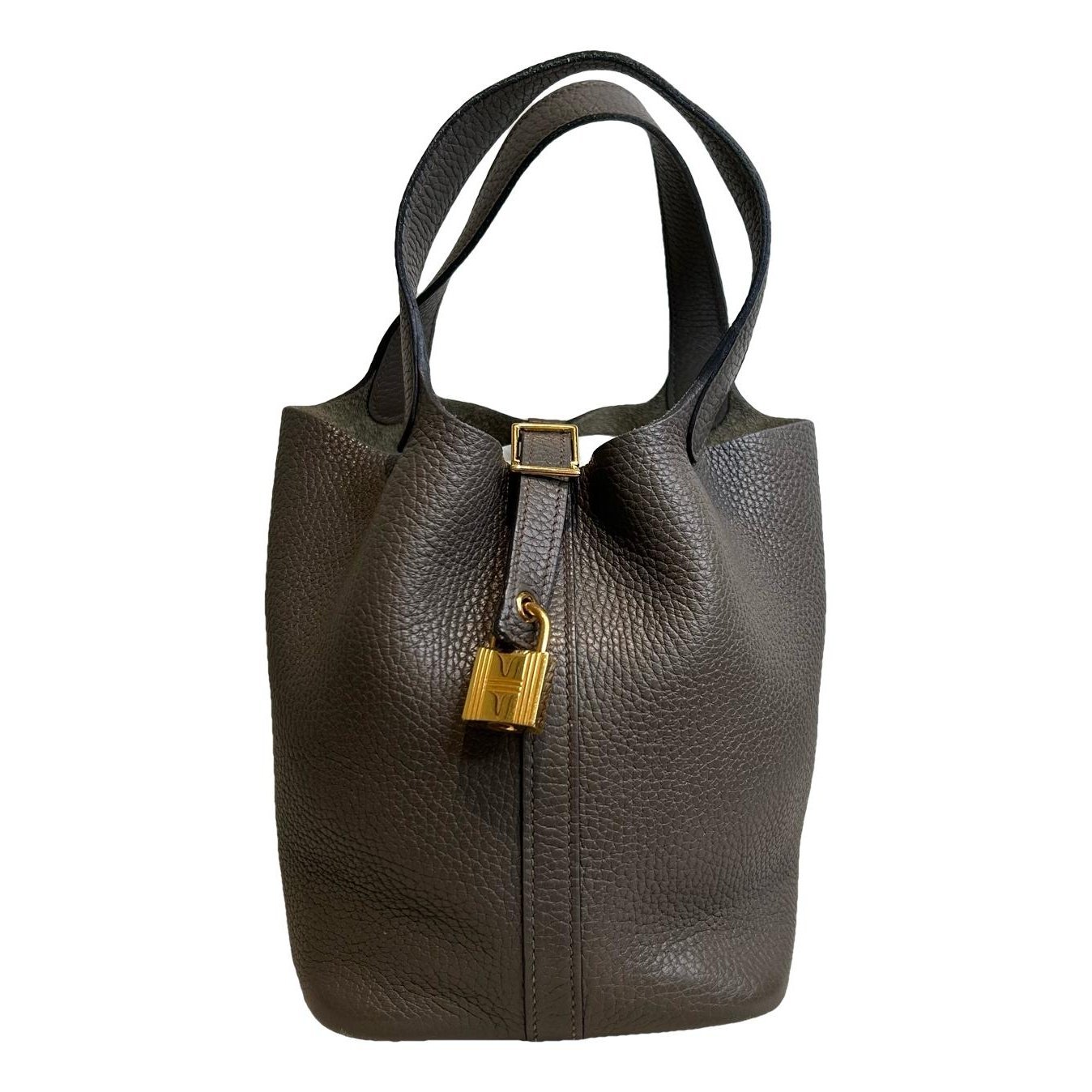 Picotin leather handbag