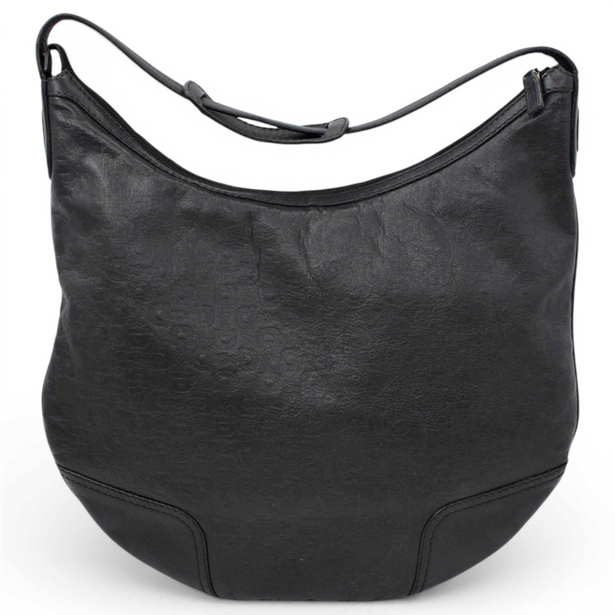 Hobo leather handbag