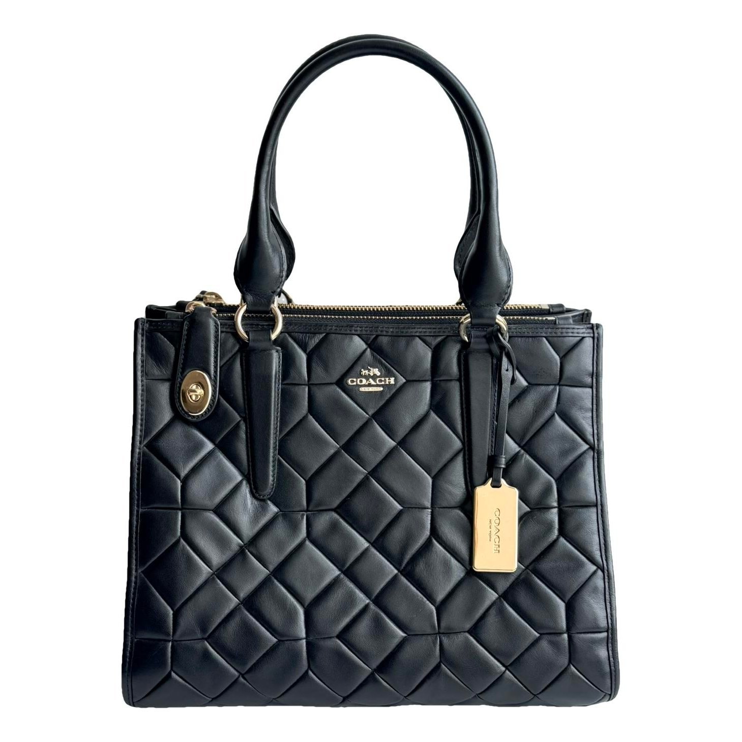 Crossgrain Gathered Kitt Carry All leather handbag