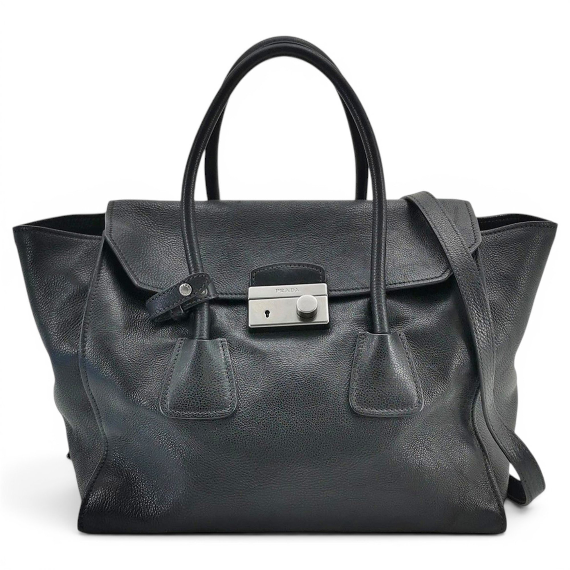 Leather handbag