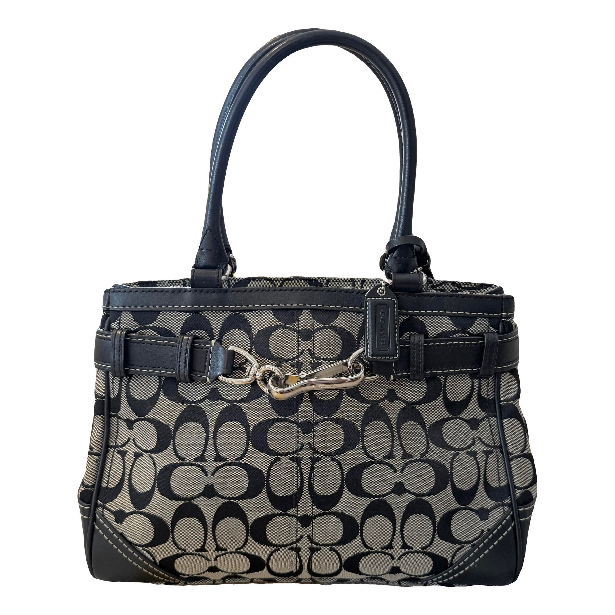 Signature Sufflette leather tote