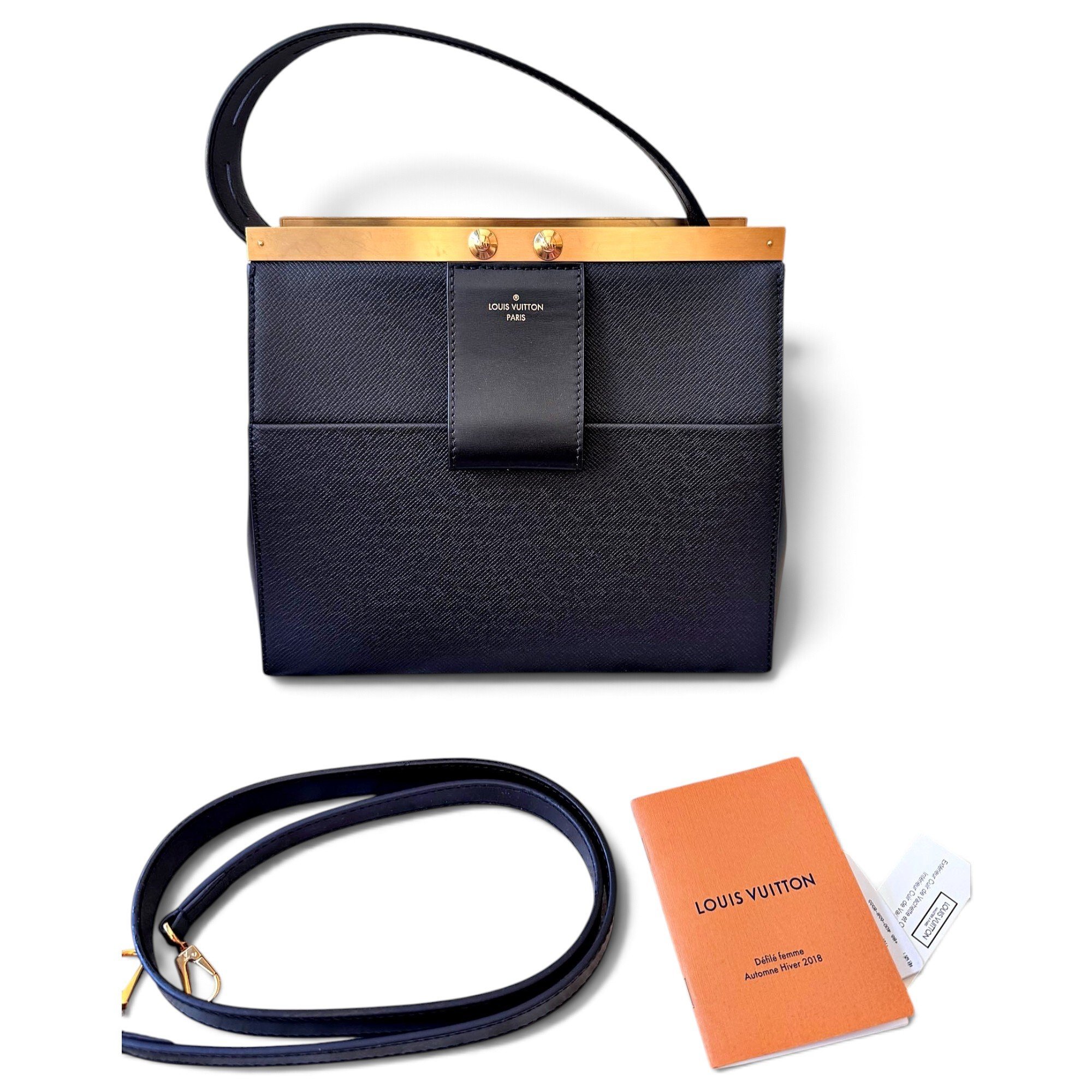 City Frame leather handbag