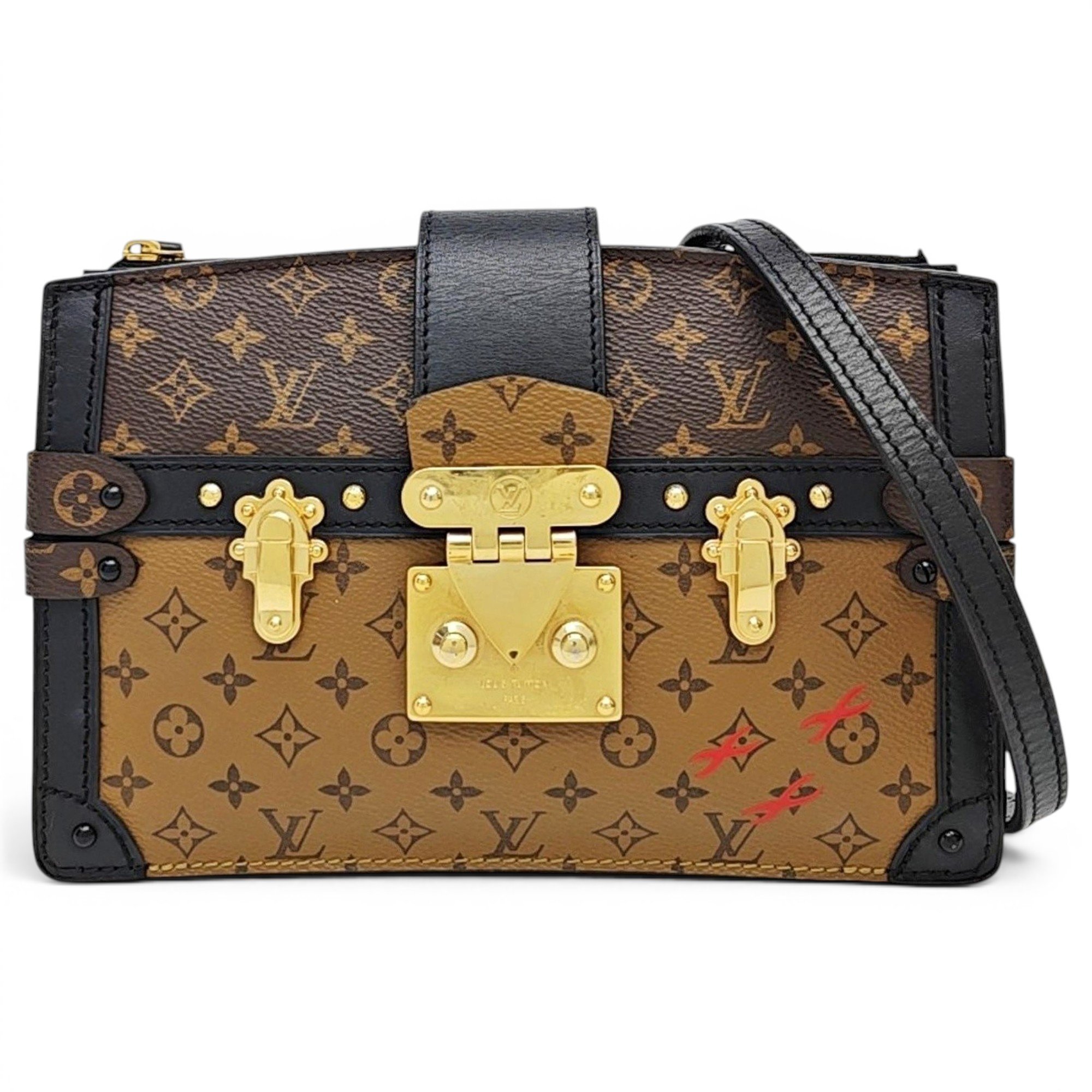City Trunk leather handbag