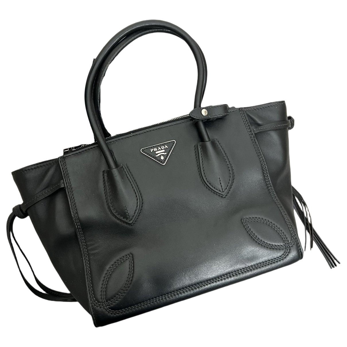 Leather tote