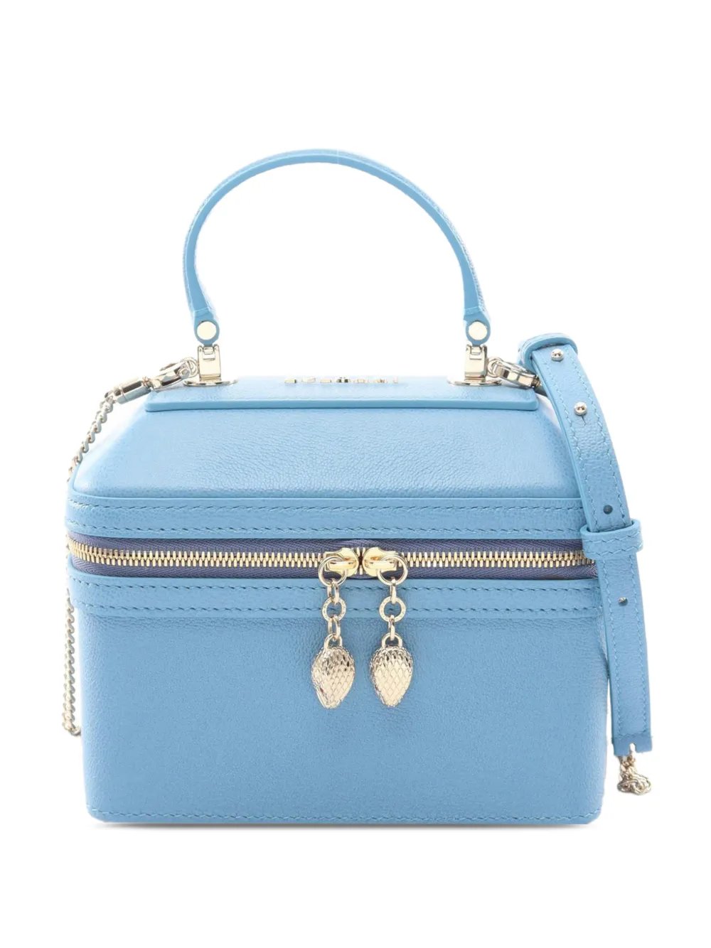 Bvlgari 2023-2026 Grained Calfskin Serpenti Forever Vanity Bag satchel