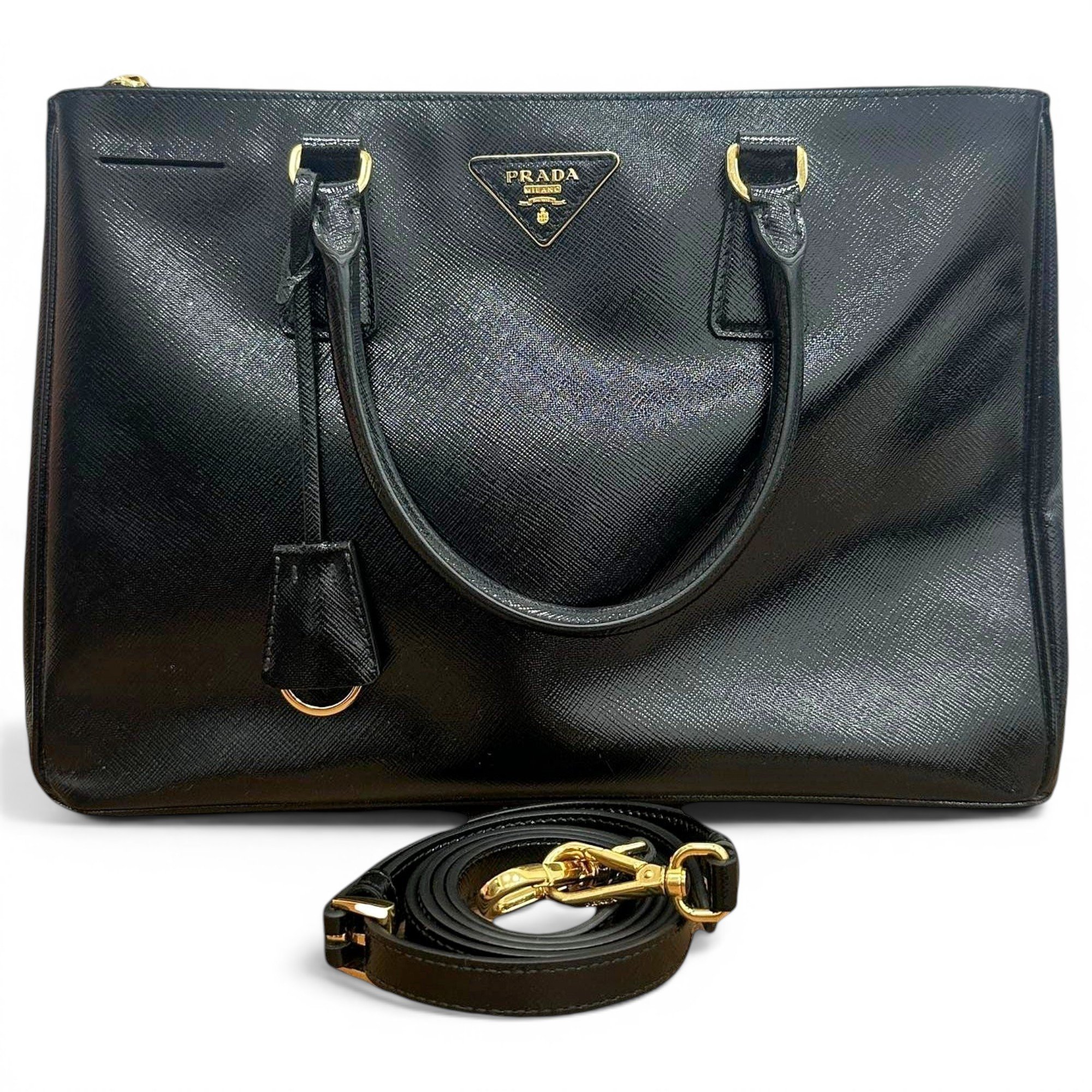 Galleria leather handbag