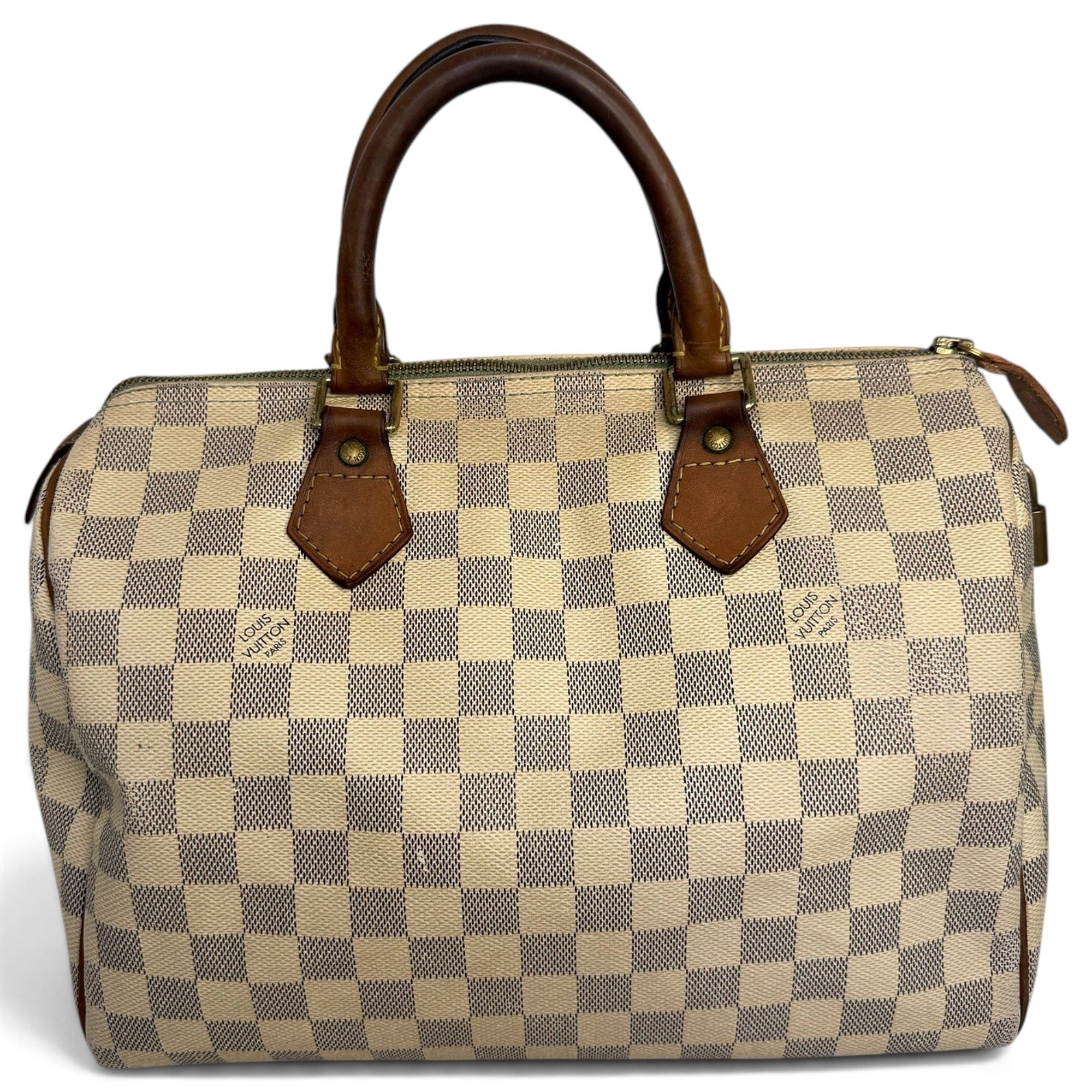 Speedy leather handbag