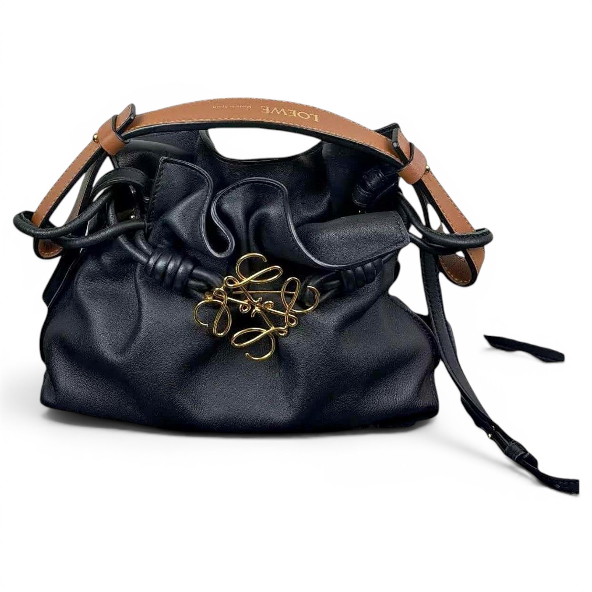 Flamenco leather handbag